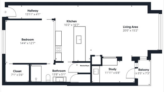 Houston 1-story, 1-bed 207 Pierce Street 308-idx