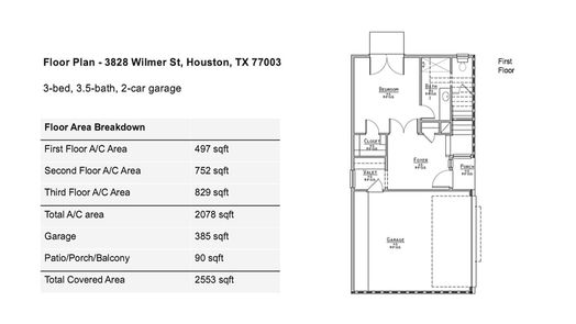 Houston 3-story, 3-bed 3828 Wilmer Street-idx