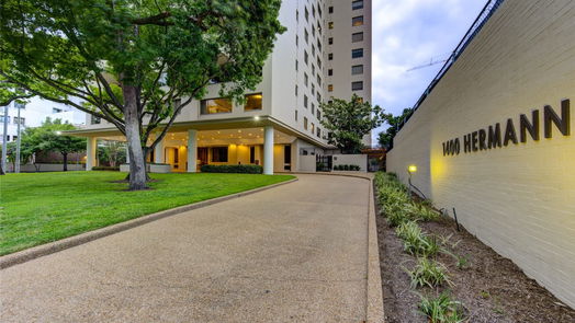 Houston null-story, 2-bed 1400 Hermann Drive 11E-idx