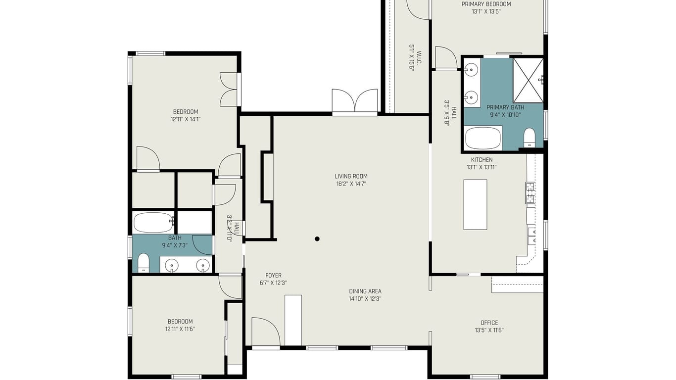 Houston 1-story, 3-bed 6738 Kury Lane-idx