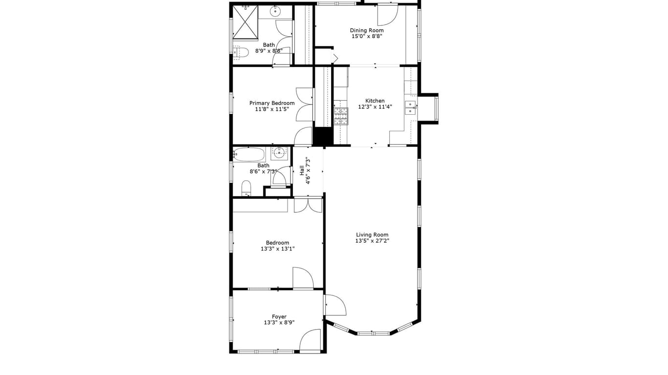 Houston 1-story, 2-bed 306 W 13th Street-idx