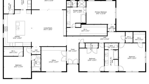 Houston 1-story, 4-bed 6202 Kury Lane-idx