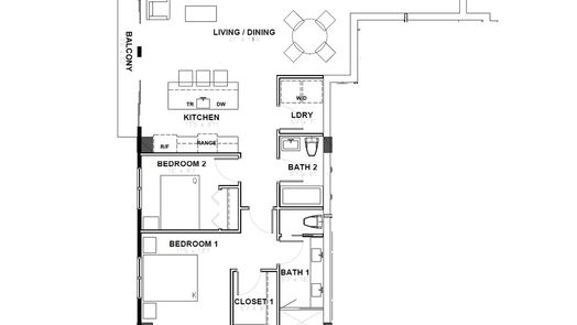 Houston null-story, 2-bed 0 W 17TH Street 5D-idx