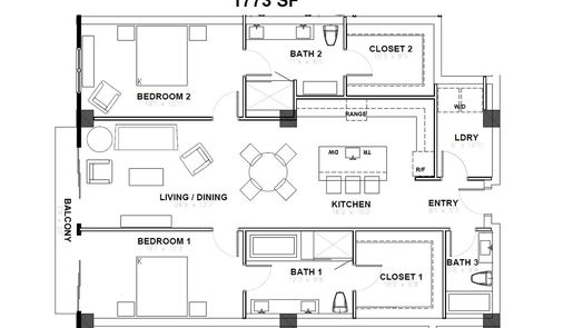 Houston null-story, 2-bed 0 W 17TH Street 7M-idx