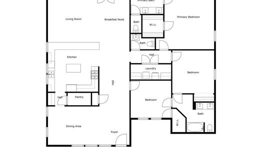 Houston 1-story, 3-bed 1547 Hewitt Drive-idx
