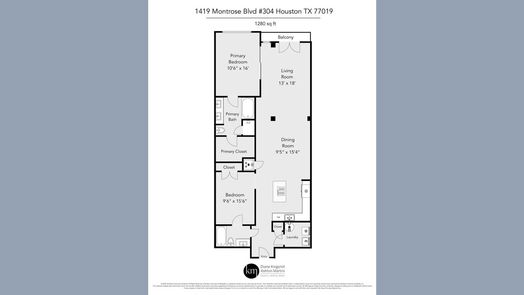 Houston null-story, 2-bed 1419 Montrose Boulevard 304-idx