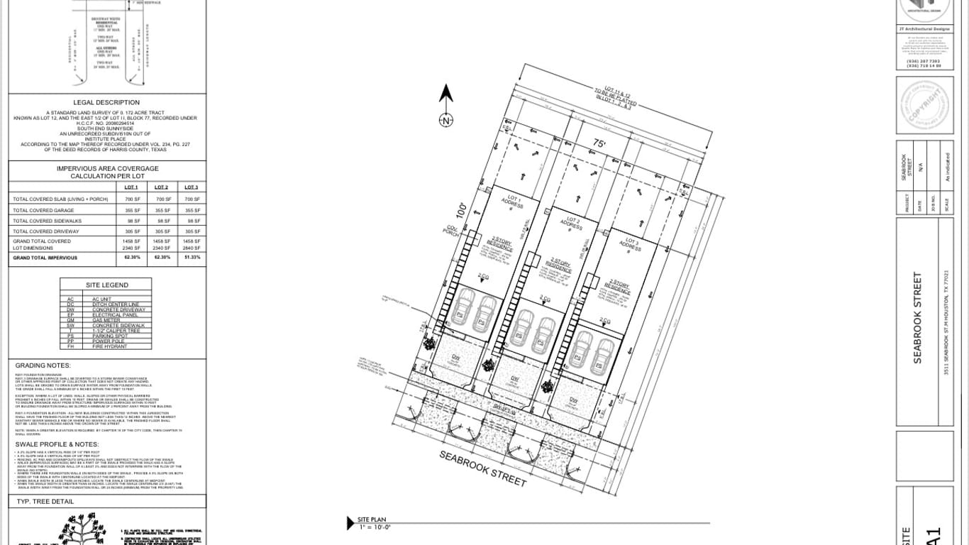 Houston null-story, null-bed 3511 LOT 1,2,&3 Seabrook St Street-idx