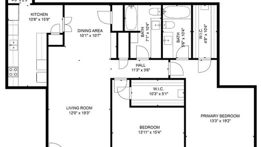 Houston null-story, 2-bed 359 N Post Oak Lane 127-idx