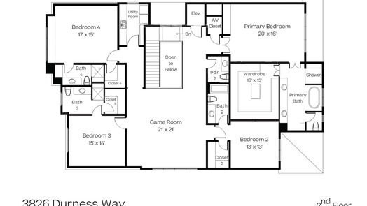 Houston 2-story, 5-bed 3826 Durness Way-idx