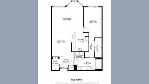 Houston null-story, 1-bed 7575 Kirby Drive 2410-idx