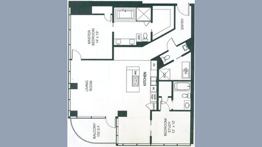Houston null-story, 2-bed 1600 Post Oak Boulevard 901-idx
