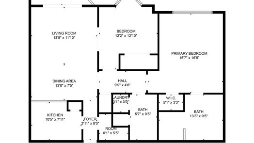 Houston null-story, 2-bed 661 Bering Drive 708-idx