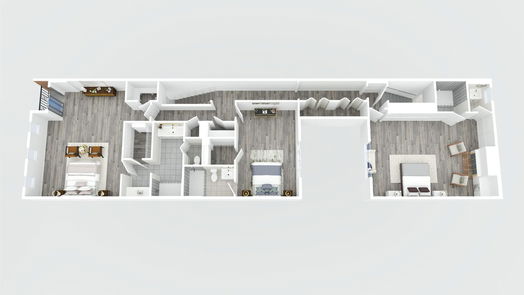 Houston 2-story, 3-bed 612 N Eldridge Parkway 6-idx
