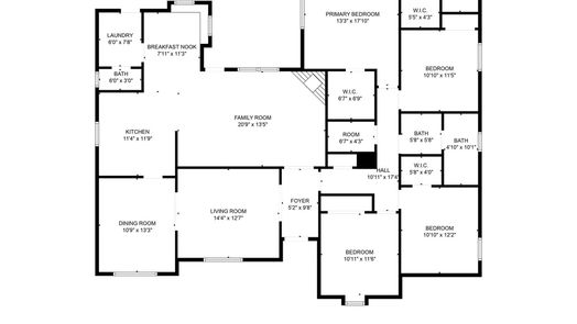 Houston 1-story, 4-bed 818 Thicket Lane-idx