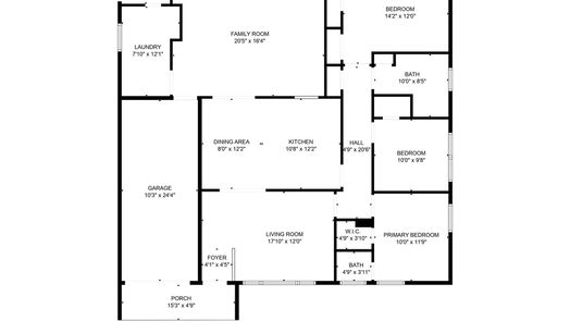 Houston 1-story, 3-bed 5206 Lido Lane-idx