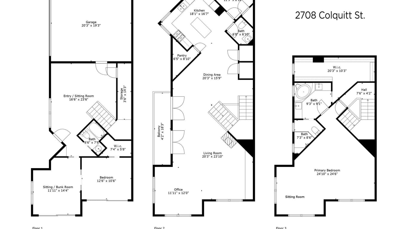 Houston 3-story, 2-bed 2708 Colquitt Street-idx