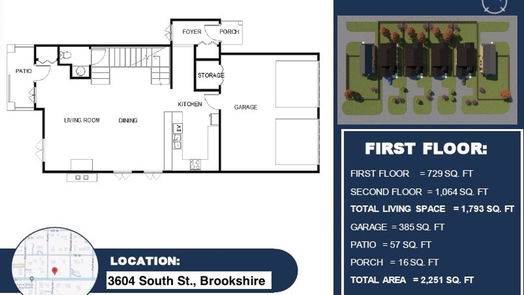 Brookshire 2-story, 3-bed 3604 South Street-idx