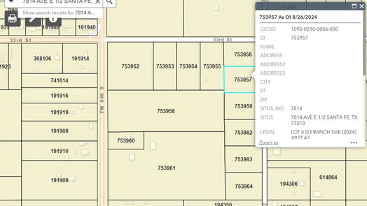 Santa Fe null-story, null-bed 7814 Ave E 1/2-idx