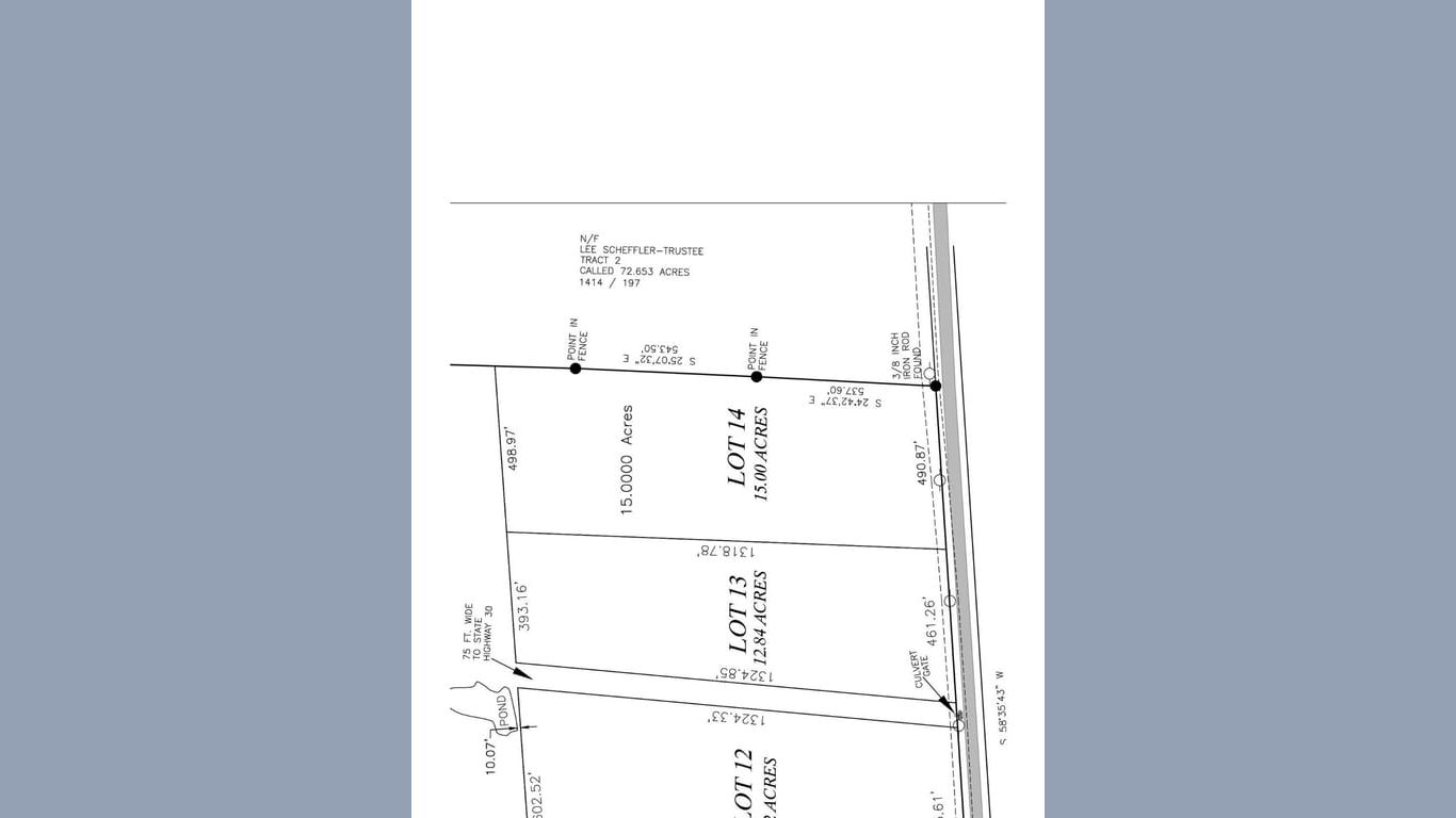 Bedias null-story, null-bed 15 Acres Lot 14, Hwy 30-idx