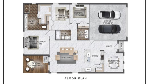 Hempstead 1-story, 3-bed 850 19th STREET-idx