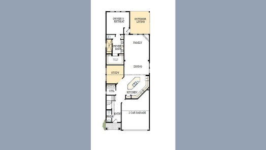 Cypress 2-story, 3-bed 21203 Metallic Blue Drive-idx