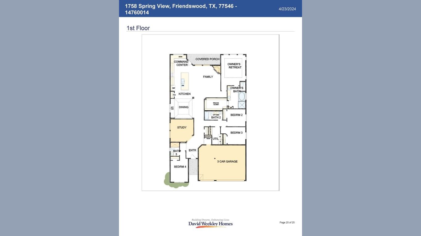 Friendswood 1-story, 4-bed 1758 Spring View-idx