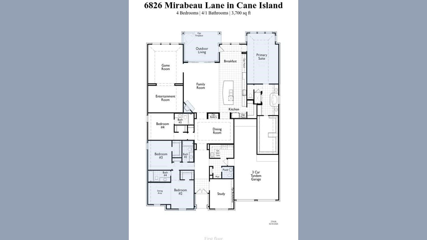 Katy 1-story, 4-bed 6826 Mirabeau Lane-idx