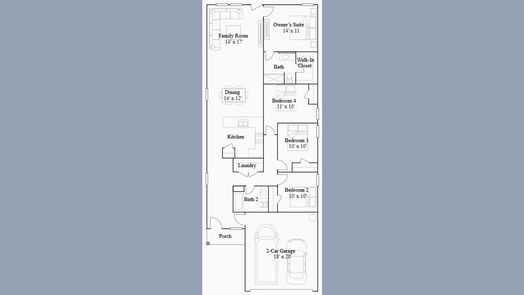 Willis 1-story, 4-bed 816 Village Brook Drive-idx