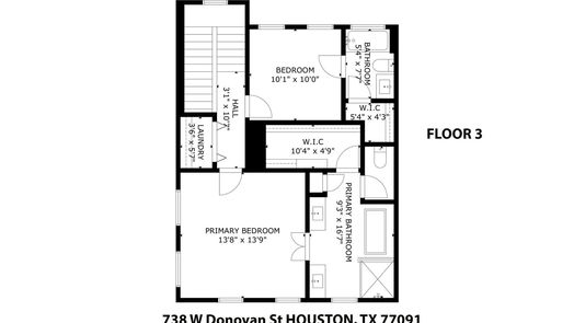 Houston 3-story, 3-bed 738 W Donovan Street-idx