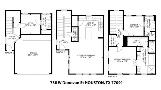 Houston 3-story, 3-bed 738 W Donovan Street-idx