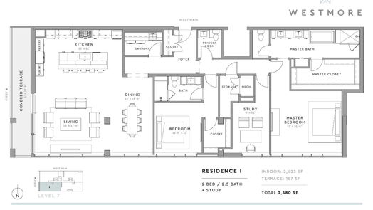 Houston null-story, 2-bed 2323 W Main Street 703-idx