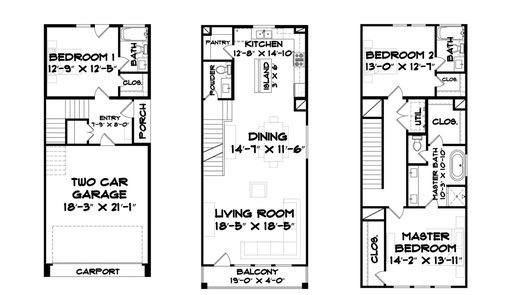 Houston 3-story, 3-bed 861 Fisher C-idx