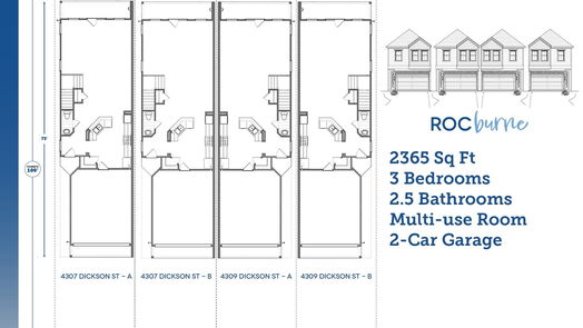 Houston 2-story, 3-bed 4309 A Dickson Street A-idx