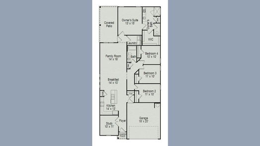 Magnolia null-story, 4-bed 10217 Longhorn Ridge Court-idx