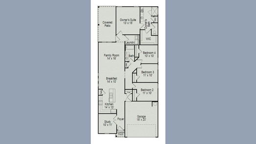 Magnolia 1-story, 4-bed 10217 Longhorn Ridge Court-idx