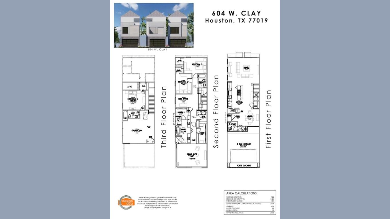 Houston 3-story, 4-bed 604 W CLAY Street-idx