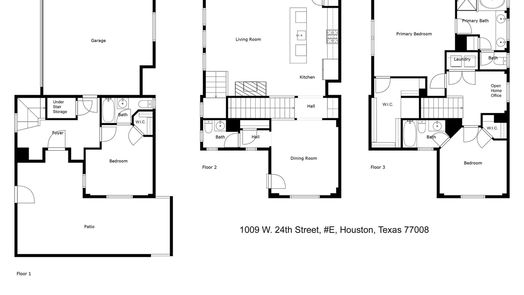 Houston 3-story, 3-bed 1009 W 24th Street E-idx